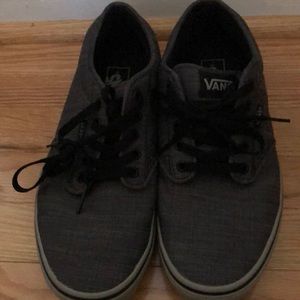 Vans. Atwood dark grey.  Men’s size 10.5